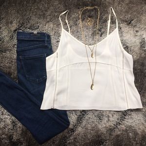 Aritzia Cropped Blouse / Tank